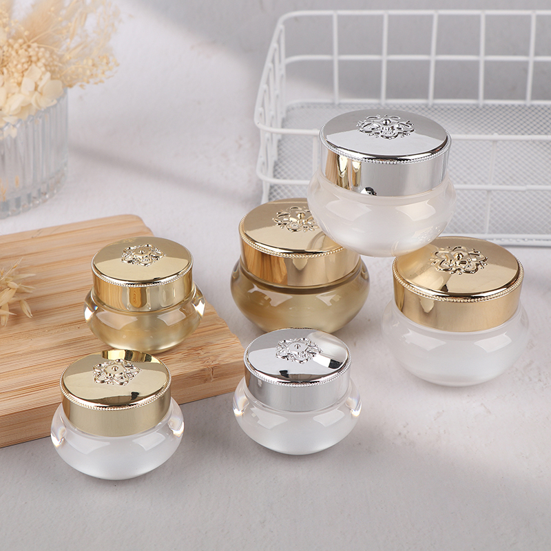 Luxury Skincare Makeup - Botol Krim Akrilik Kosong untuk Perjalanan