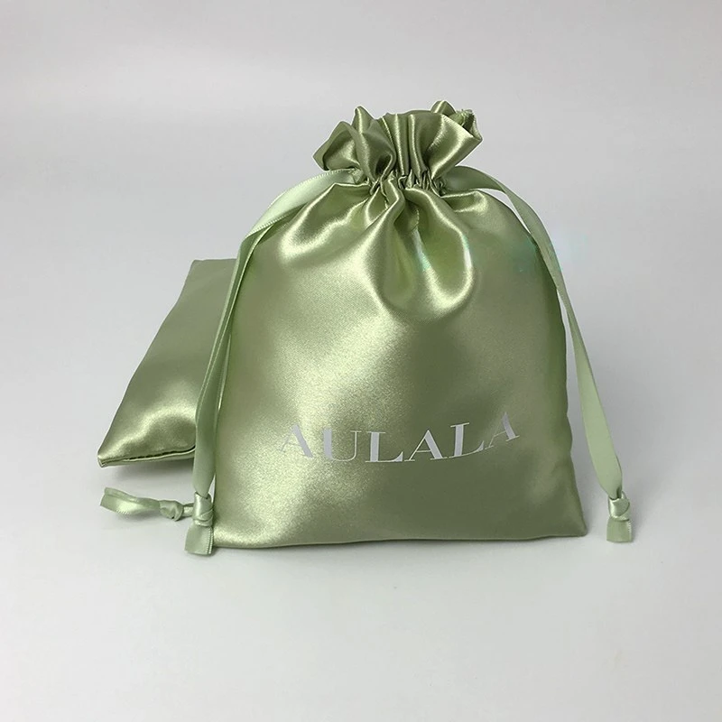 Luxury Skincare Packaging - Tas Kemasan Perhiasan Satin Logo Cetak