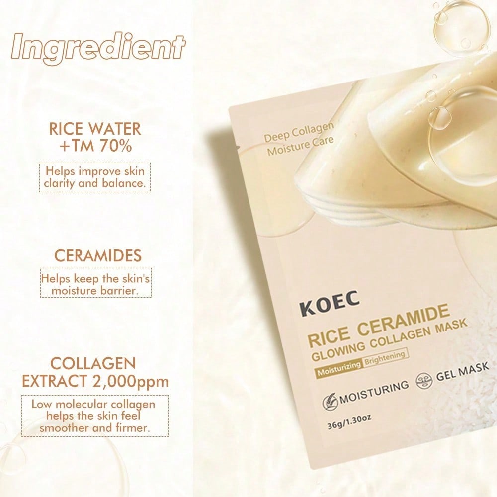 Rice 70 Glow Collagen Mask Mas - Luxury Skincare Gifts For Women ulasan dan harga