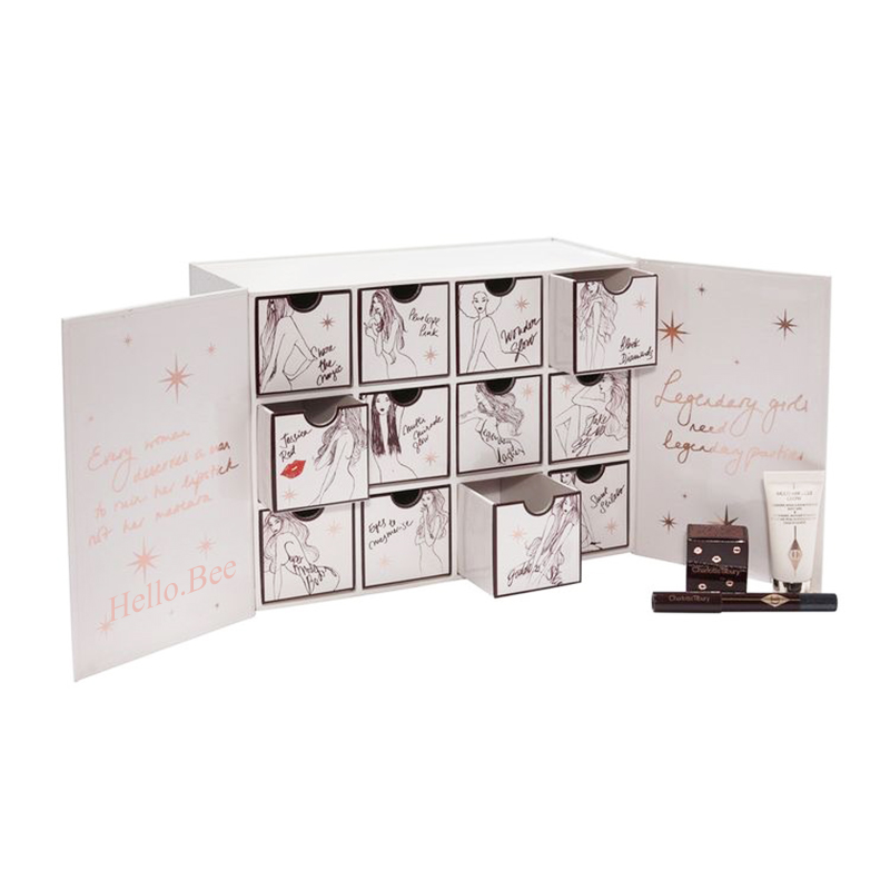 Kalender Advent Kustom Kosong  - Luxury Skincare Packaging ulasan dan harga