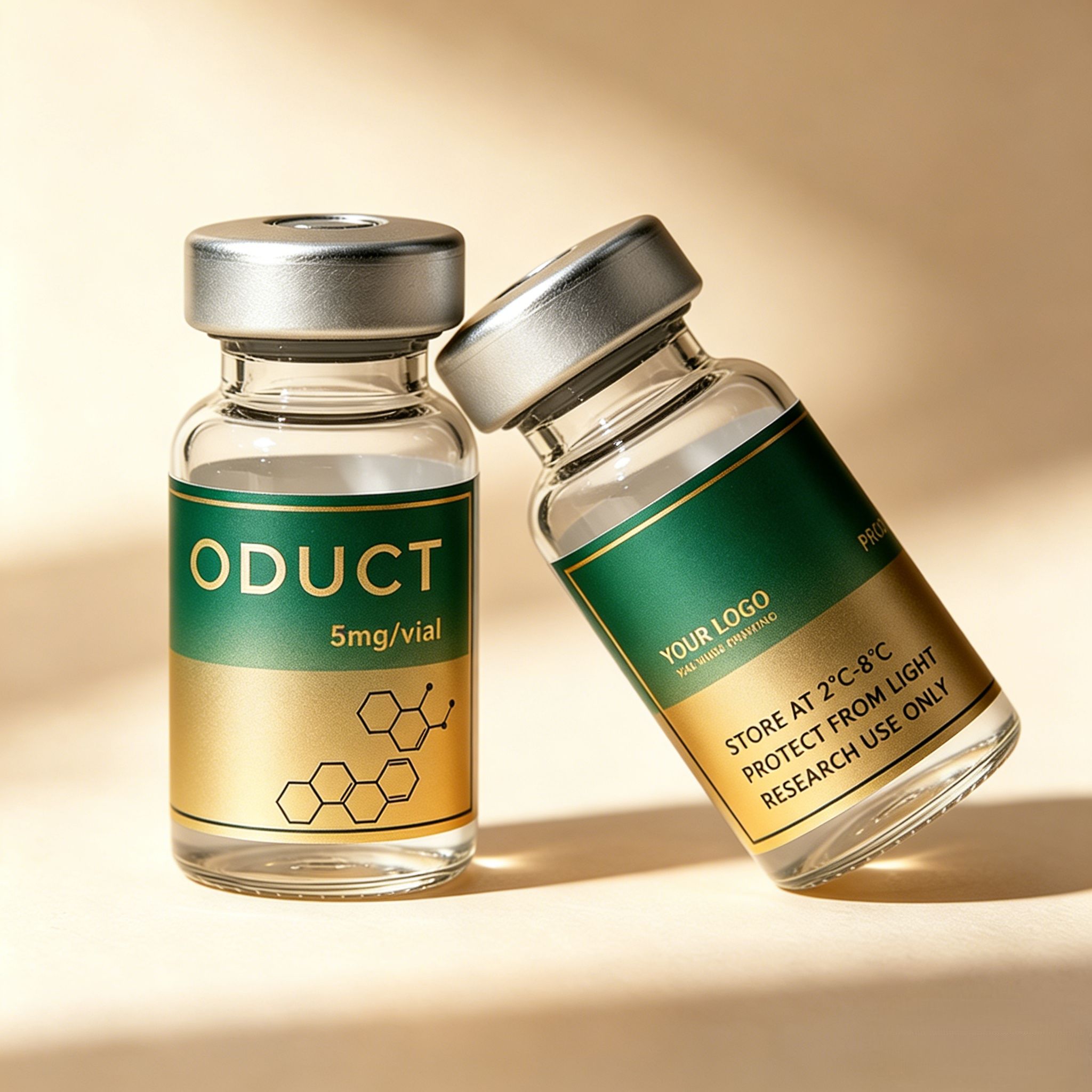 Stiker & Kotak Kemasan Peptida - Luxury Skincare Packaging ulasan dan harga