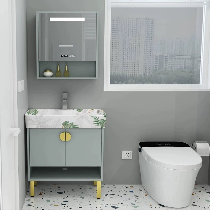 Kabinet Kamar Mandi Modern Mew - Luxury Skincare Makeup ulasan dan harga