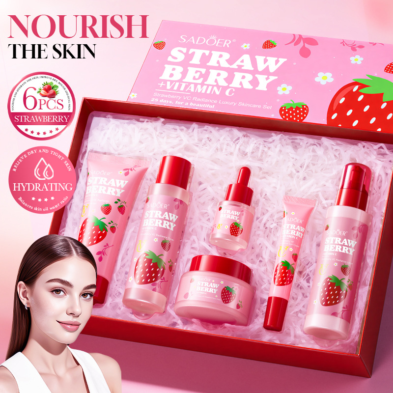 Strawberry VC Brightening Luxu - Luxury Skincare Gifts For Women ulasan dan harga