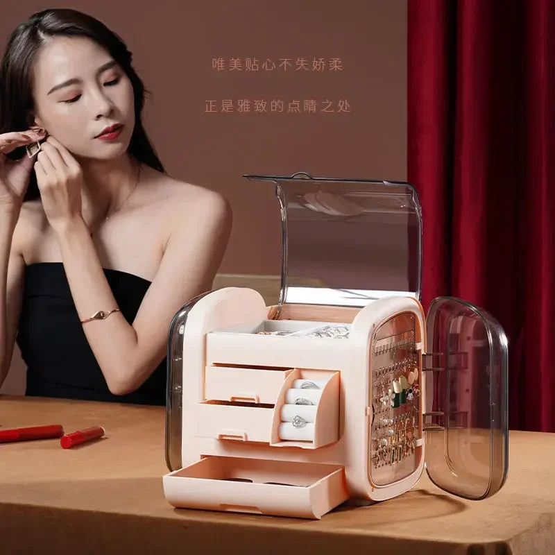 Kotak Kosmetik LED Mewah denga - Luxury Skincare Makeup ulasan dan harga