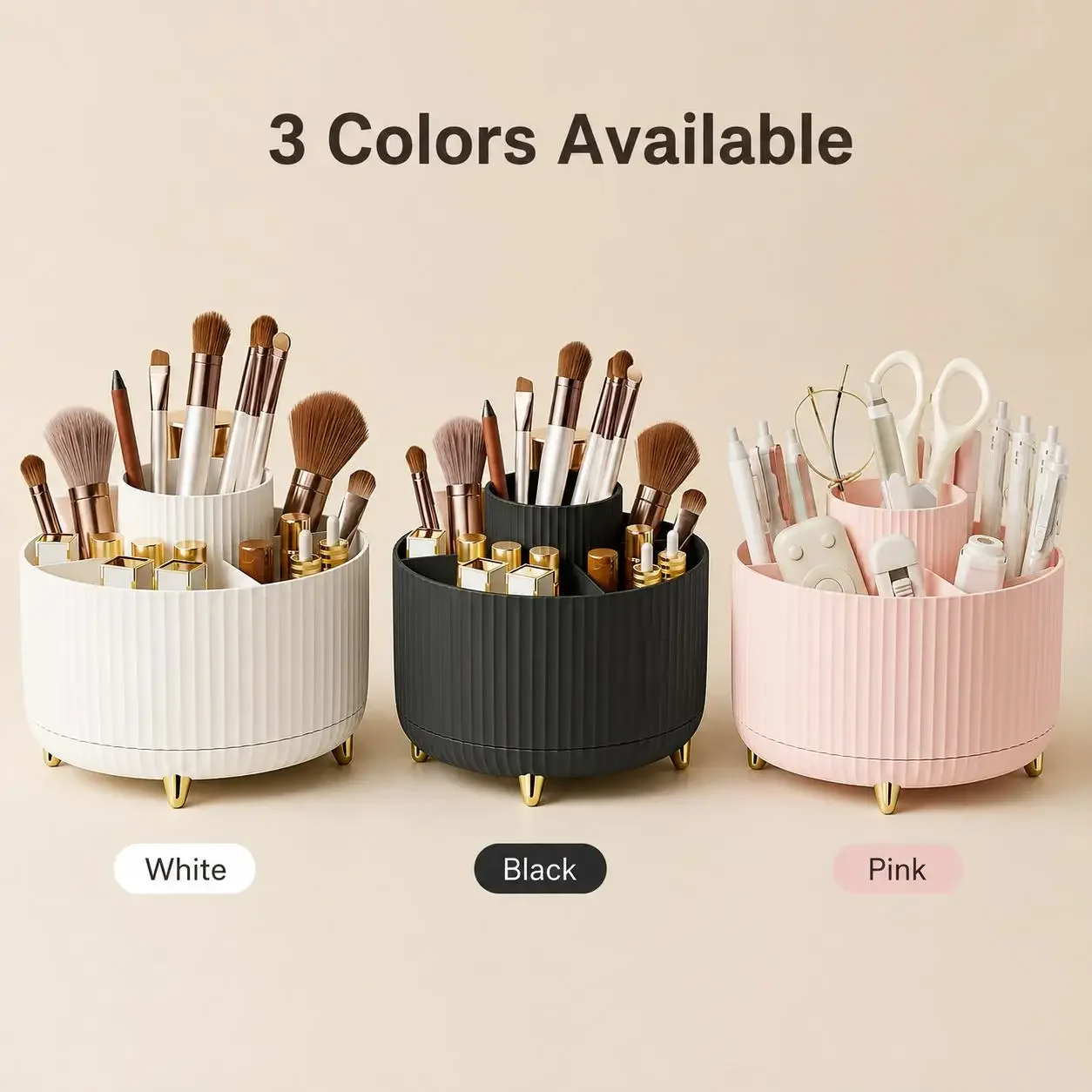 Organizer Makeup Putar 360 Der - Luxury Skincare Makeup ulasan dan harga
